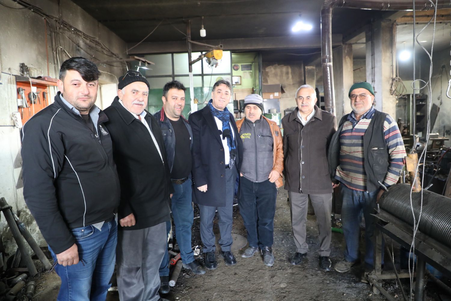 Our Mayor Adem Şengül Visits Industrial Tradesmen