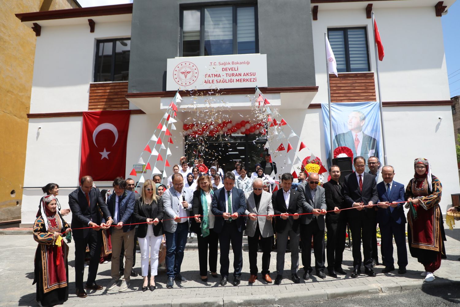 May the Fatma-Turan Aksu Family Health Center be a blessing to our district.