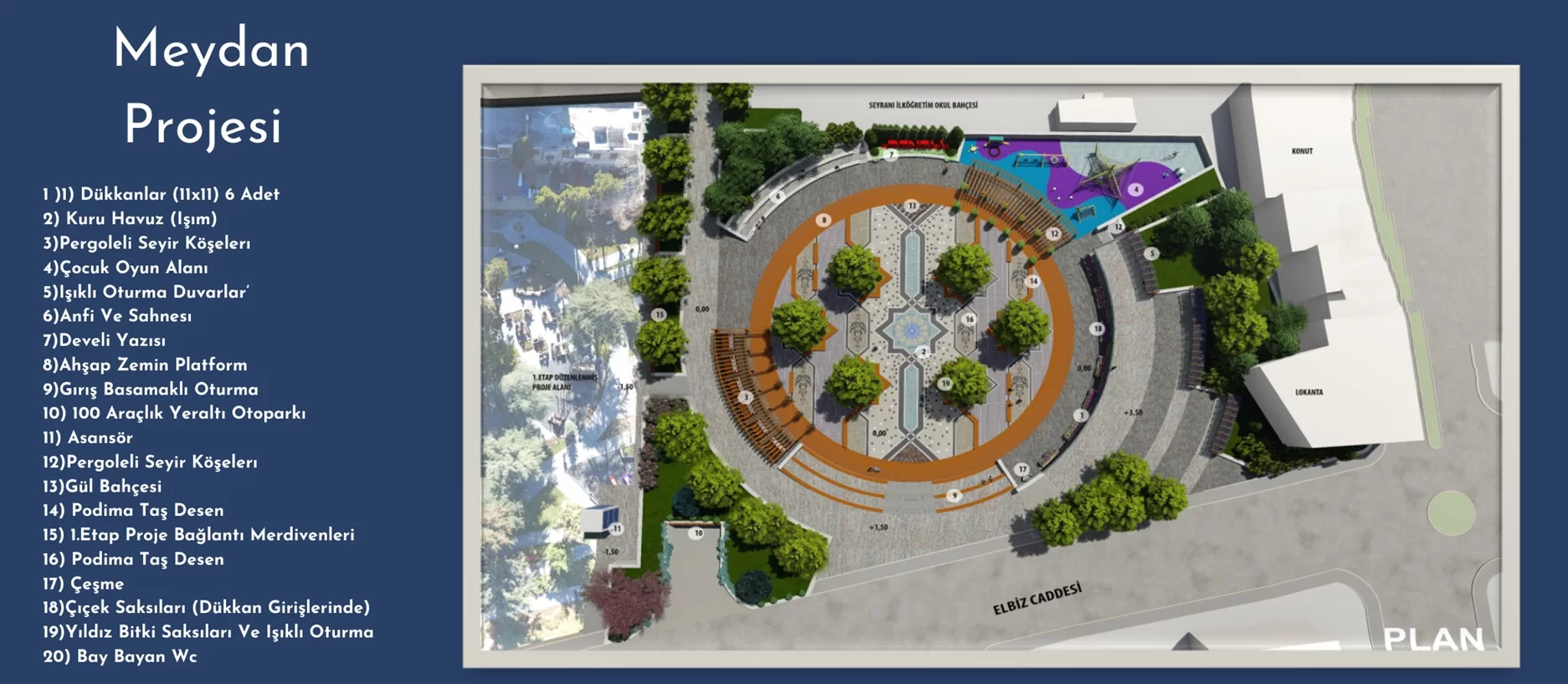 2. Etap Meydan Düzenlemesi